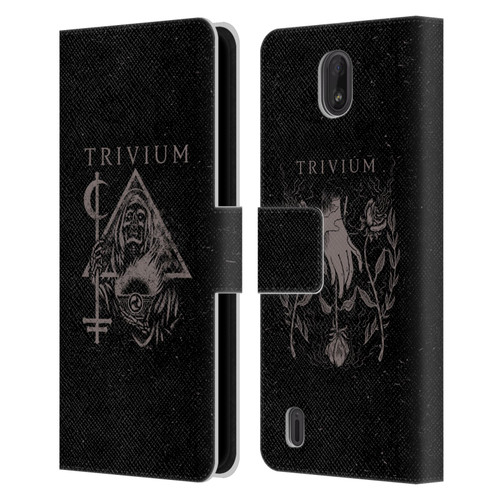 Trivium Graphics Reaper Triangle Leather Book Wallet Case Cover For Nokia C01 Plus/C1 2nd Edition