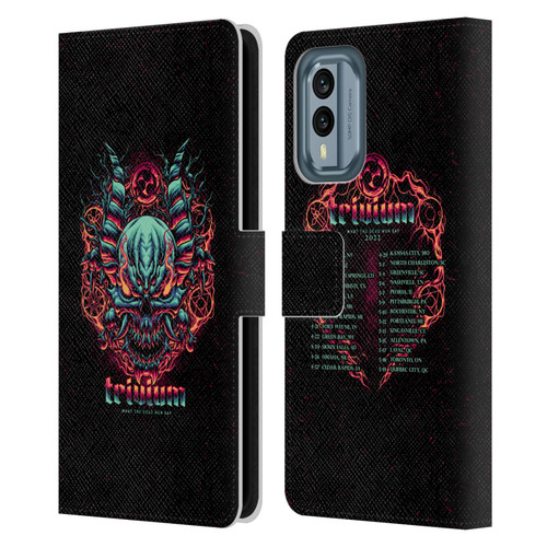 Trivium Graphics What The Dead Men Say Leather Book Wallet Case Cover For Nokia X30