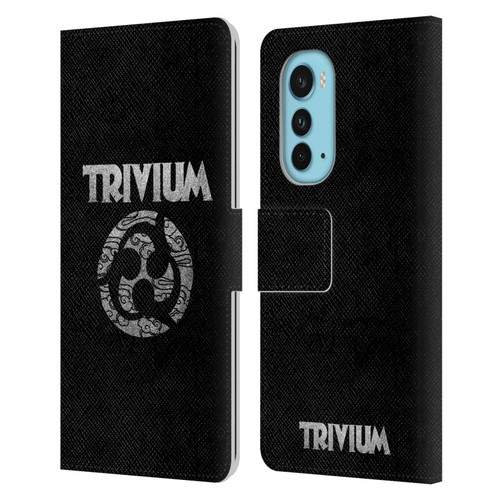Trivium Graphics Swirl Logo Leather Book Wallet Case Cover For Motorola Edge (2022)