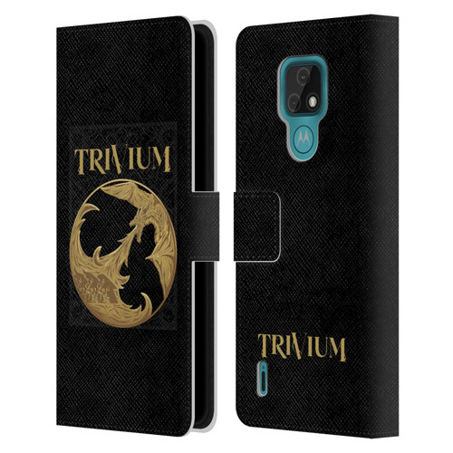 Trivium Graphics The Phalanx Leather Book Wallet Case Cover For Motorola Moto E7