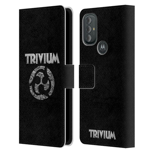 Trivium Graphics Swirl Logo Leather Book Wallet Case Cover For Motorola Moto G10 / Moto G20 / Moto G30