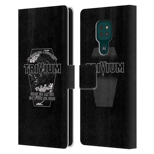 Trivium Graphics No Gods Leather Book Wallet Case Cover For Motorola Moto G9 Play