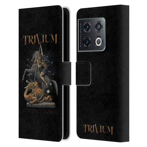 Trivium Graphics Dragon Slayer Leather Book Wallet Case Cover For OnePlus 10 Pro