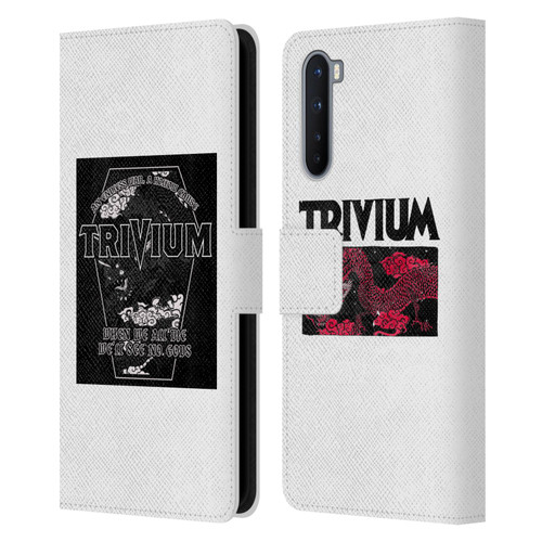 Trivium Graphics Double Dragons Leather Book Wallet Case Cover For OnePlus Nord 5G