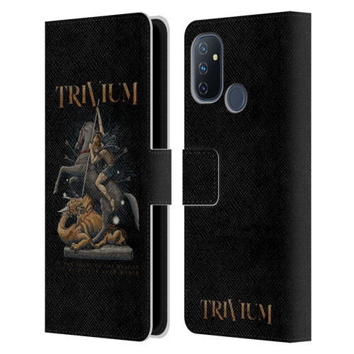 Trivium Graphics Dragon Slayer Leather Book Wallet Case Cover For OnePlus Nord N100