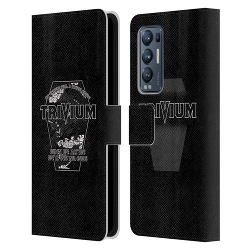 Trivium Graphics No Gods Leather Book Wallet Case Cover For OPPO Find X3 Neo / Reno5 Pro+ 5G