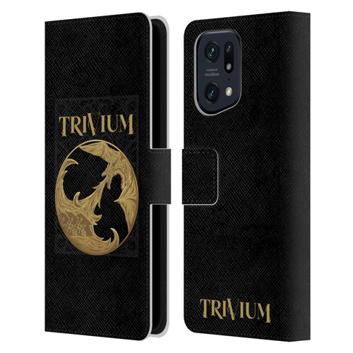 Trivium Graphics The Phalanx Leather Book Wallet Case Cover For OPPO Find X5 Pro