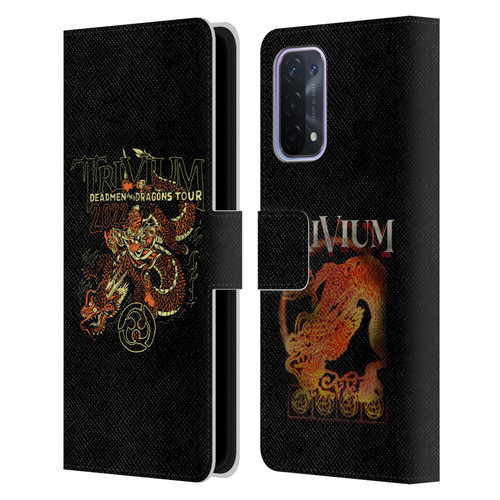 Trivium Graphics Deadmen And Dragons Leather Book Wallet Case Cover For OPPO A54 5G