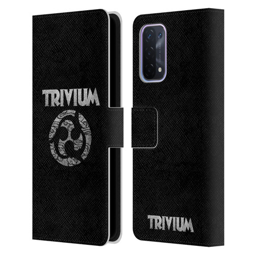 Trivium Graphics Swirl Logo Leather Book Wallet Case Cover For OPPO A54 5G