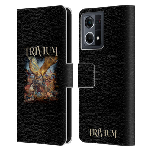 Trivium Graphics In The Court Of The Dragon Leather Book Wallet Case Cover For OPPO Reno8 4G