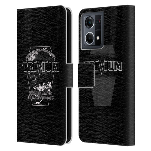 Trivium Graphics No Gods Leather Book Wallet Case Cover For OPPO Reno8 4G