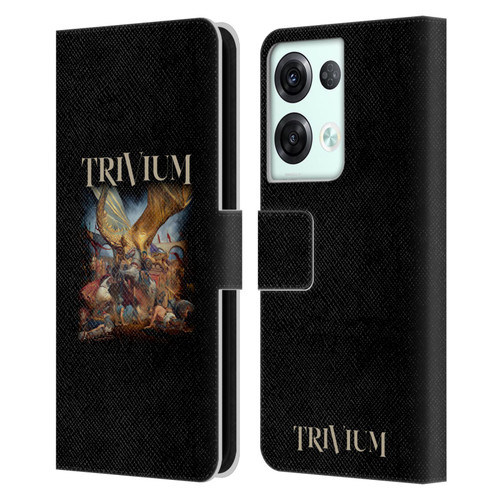 Trivium Graphics In The Court Of The Dragon Leather Book Wallet Case Cover For OPPO Reno8 Pro