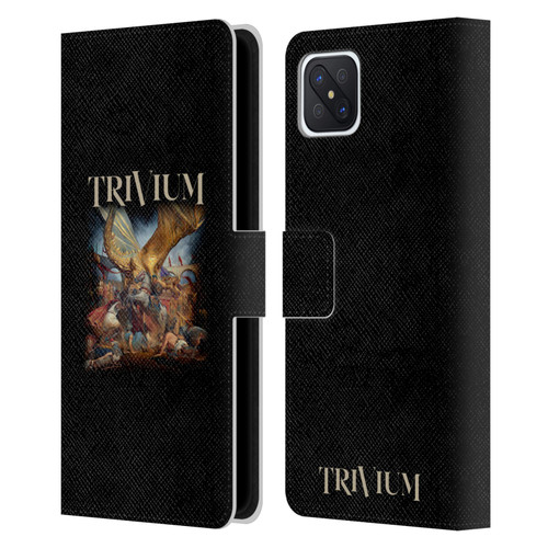 Trivium Graphics In The Court Of The Dragon Leather Book Wallet Case Cover For OPPO Reno4 Z 5G