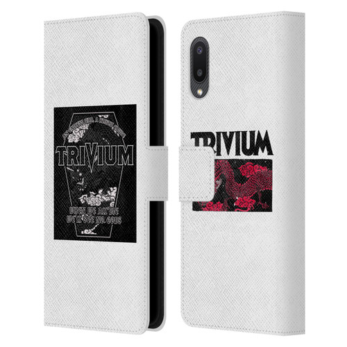 Trivium Graphics Double Dragons Leather Book Wallet Case Cover For Samsung Galaxy A02/M02 (2021)