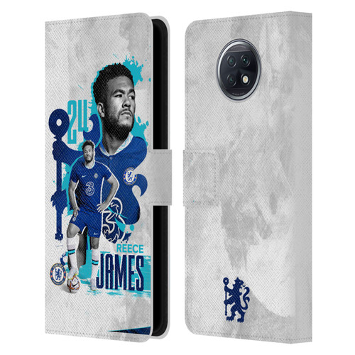 Chelsea Football Club 2022/23 First Team Reece James Leather Book Wallet Case Cover For Xiaomi Redmi Note 9T 5G