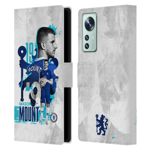 Chelsea Football Club 2022/23 First Team Mason Mount Leather Book Wallet Case Cover For Xiaomi 12