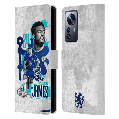 Chelsea Football Club 2022/23 First Team Reece James Leather Book Wallet Case Cover For Xiaomi 12 Pro