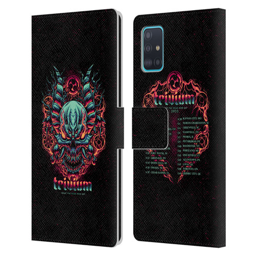 Trivium Graphics What The Dead Men Say Leather Book Wallet Case Cover For Samsung Galaxy A51 (2019)