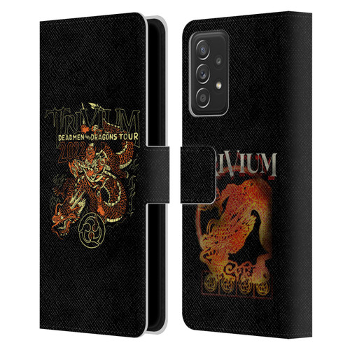 Trivium Graphics Deadmen And Dragons Leather Book Wallet Case Cover For Samsung Galaxy A52 / A52s / 5G (2021)