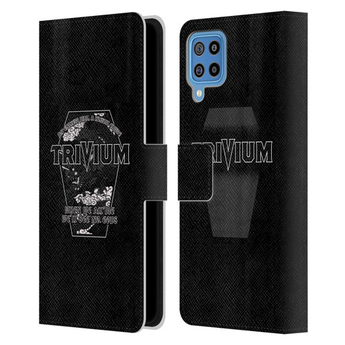 Trivium Graphics No Gods Leather Book Wallet Case Cover For Samsung Galaxy F22 (2021)