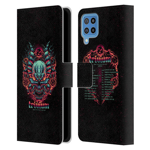 Trivium Graphics What The Dead Men Say Leather Book Wallet Case Cover For Samsung Galaxy F22 (2021)