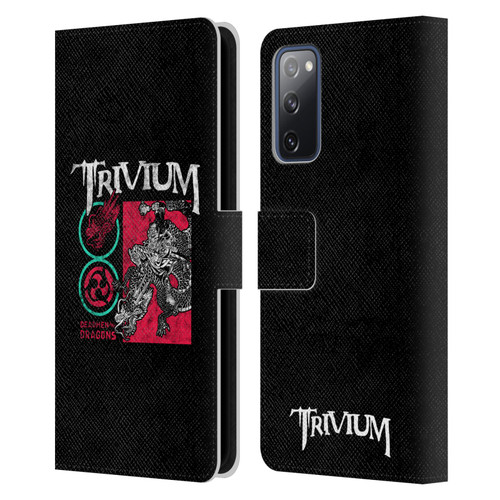 Trivium Graphics Deadmen And Dragons Date Leather Book Wallet Case Cover For Samsung Galaxy S20 FE / 5G