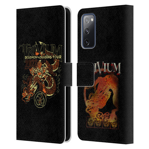 Trivium Graphics Deadmen And Dragons Leather Book Wallet Case Cover For Samsung Galaxy S20 FE / 5G