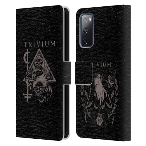 Trivium Graphics Reaper Triangle Leather Book Wallet Case Cover For Samsung Galaxy S20 FE / 5G