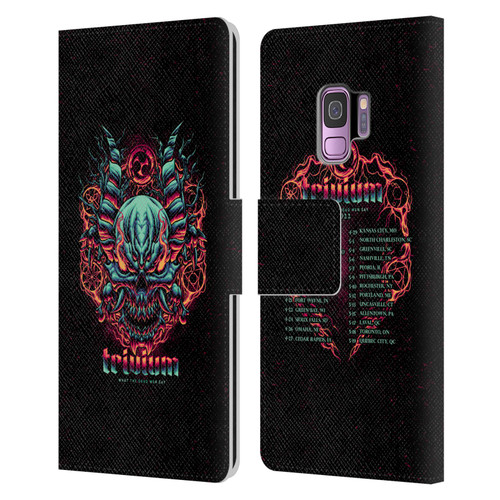 Trivium Graphics What The Dead Men Say Leather Book Wallet Case Cover For Samsung Galaxy S9