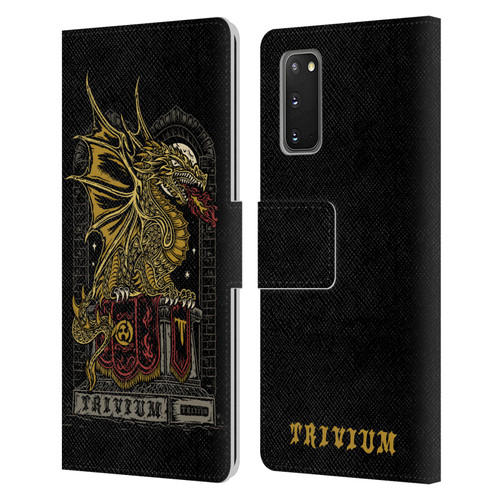 Trivium Graphics Big Dragon Leather Book Wallet Case Cover For Samsung Galaxy S20 / S20 5G