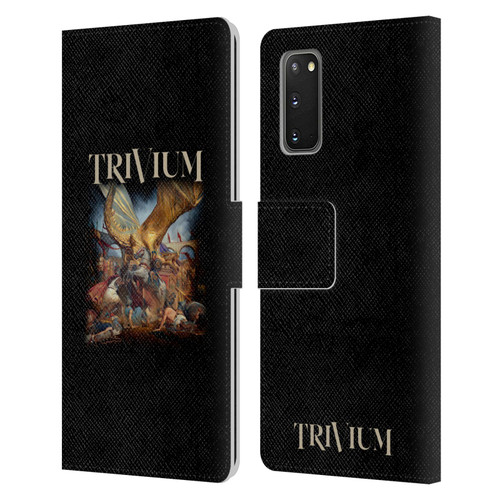 Trivium Graphics In The Court Of The Dragon Leather Book Wallet Case Cover For Samsung Galaxy S20 / S20 5G