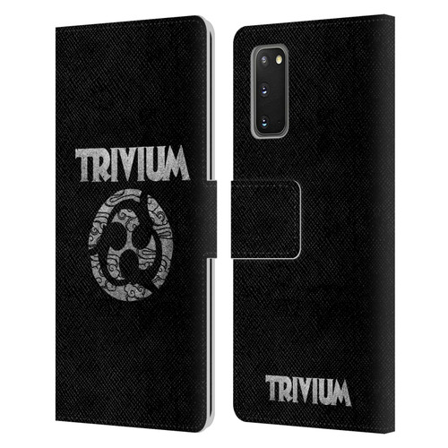 Trivium Graphics Swirl Logo Leather Book Wallet Case Cover For Samsung Galaxy S20 / S20 5G