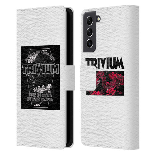 Trivium Graphics Double Dragons Leather Book Wallet Case Cover For Samsung Galaxy S21 FE 5G