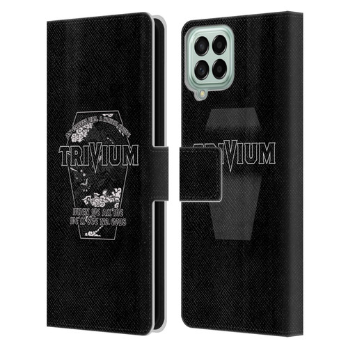 Trivium Graphics No Gods Leather Book Wallet Case Cover For Samsung Galaxy M33 (2022)