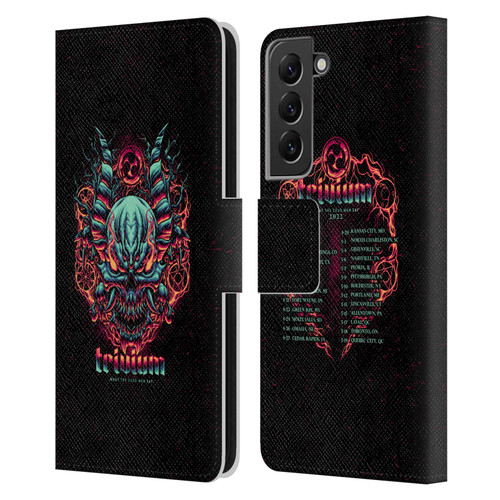 Trivium Graphics What The Dead Men Say Leather Book Wallet Case Cover For Samsung Galaxy S22+ 5G