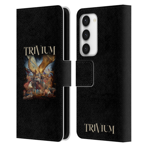 Trivium Graphics In The Court Of The Dragon Leather Book Wallet Case Cover For Samsung Galaxy S23 5G