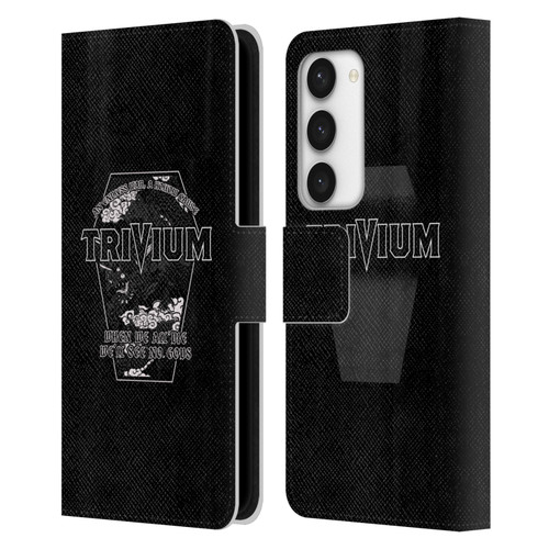 Trivium Graphics No Gods Leather Book Wallet Case Cover For Samsung Galaxy S23 5G