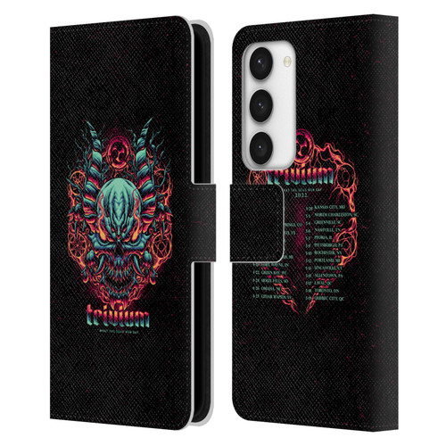 Trivium Graphics What The Dead Men Say Leather Book Wallet Case Cover For Samsung Galaxy S23 5G
