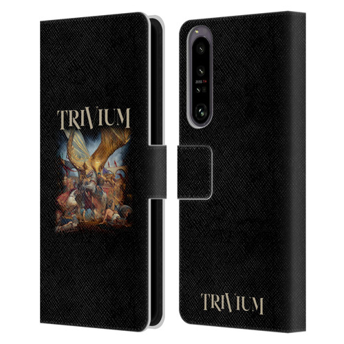Trivium Graphics In The Court Of The Dragon Leather Book Wallet Case Cover For Sony Xperia 1 IV