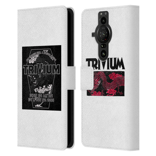 Trivium Graphics Double Dragons Leather Book Wallet Case Cover For Sony Xperia Pro-I