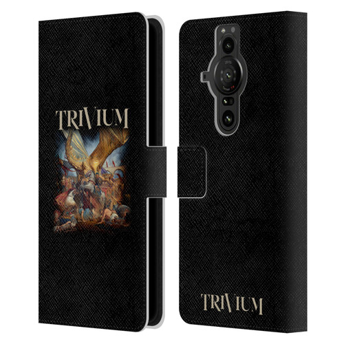 Trivium Graphics In The Court Of The Dragon Leather Book Wallet Case Cover For Sony Xperia Pro-I