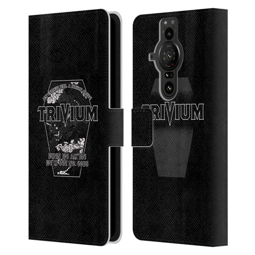 Trivium Graphics No Gods Leather Book Wallet Case Cover For Sony Xperia Pro-I