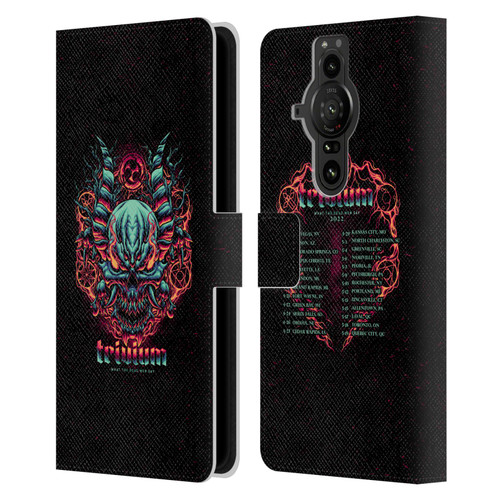 Trivium Graphics What The Dead Men Say Leather Book Wallet Case Cover For Sony Xperia Pro-I