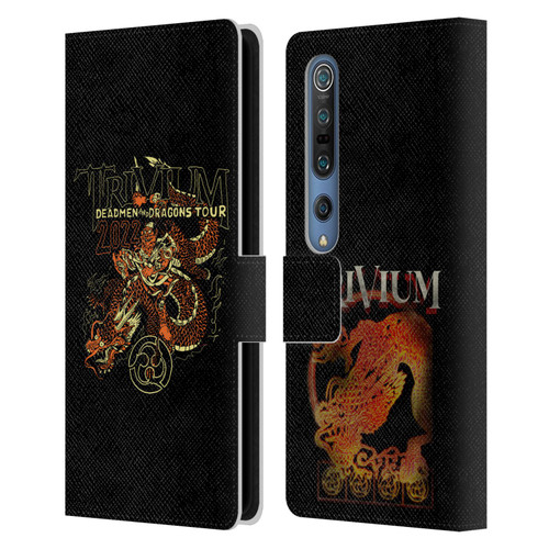 Trivium Graphics Deadmen And Dragons Leather Book Wallet Case Cover For Xiaomi Mi 10 5G / Mi 10 Pro 5G