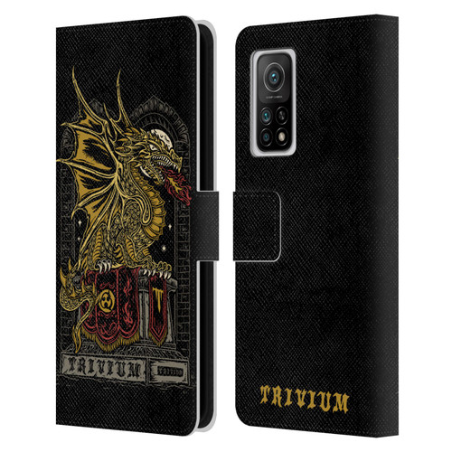 Trivium Graphics Big Dragon Leather Book Wallet Case Cover For Xiaomi Mi 10T 5G