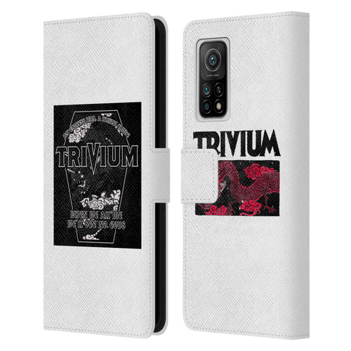 Trivium Graphics Double Dragons Leather Book Wallet Case Cover For Xiaomi Mi 10T 5G