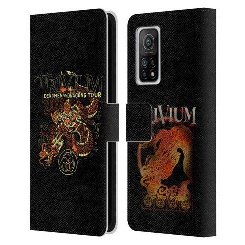 Trivium Graphics Deadmen And Dragons Leather Book Wallet Case Cover For Xiaomi Mi 10T 5G