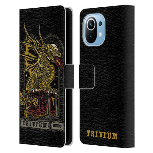 Trivium Graphics Big Dragon Leather Book Wallet Case Cover For Xiaomi Mi 11