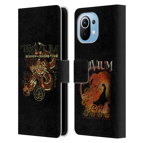 Trivium Graphics Deadmen And Dragons Leather Book Wallet Case Cover For Xiaomi Mi 11