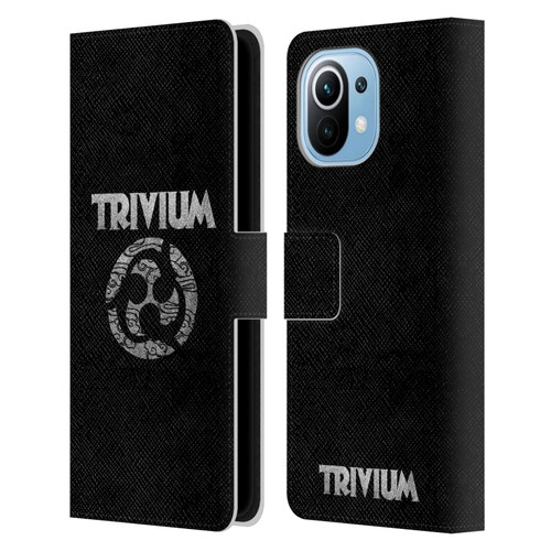 Trivium Graphics Swirl Logo Leather Book Wallet Case Cover For Xiaomi Mi 11